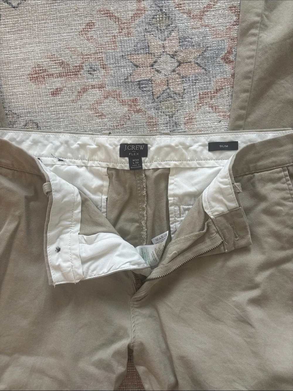 J. Crew Men's Chinos in Light Khaki